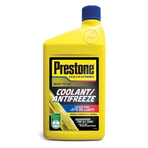 prestone coolant|Prestone Antifreeze / Coolant Ready To Use 1L